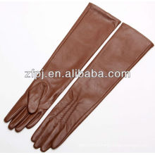 New Arrival Hot Sale coude en cuir long gants jaunes